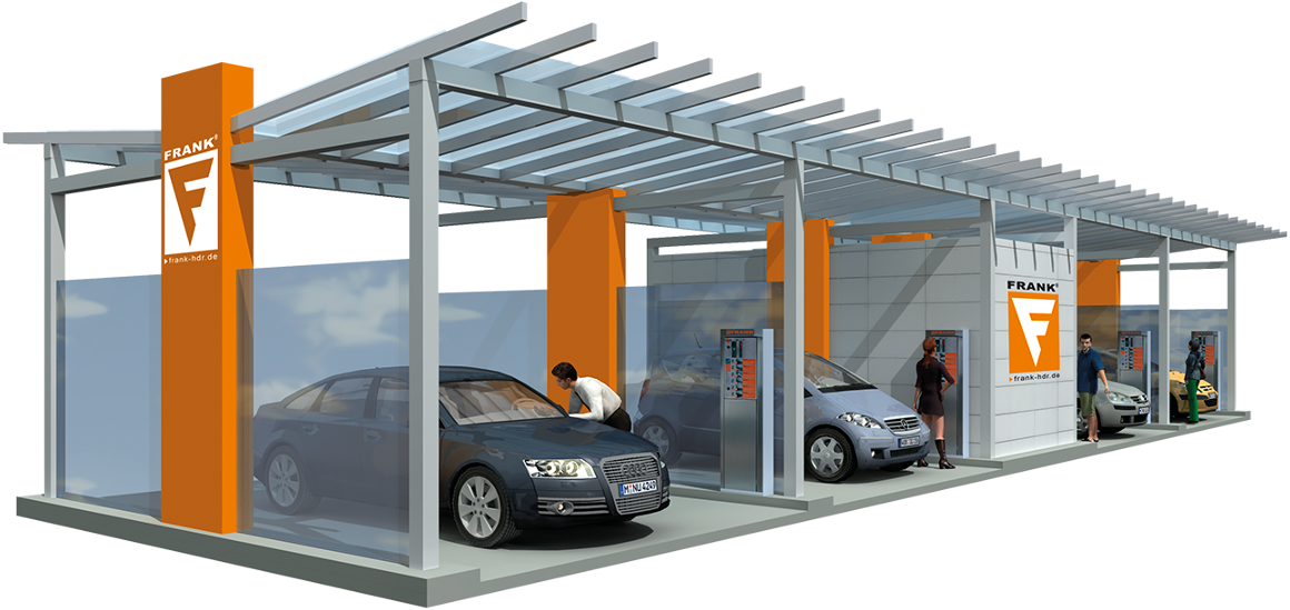 Modern Self Service Car Wash Stations