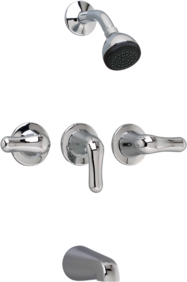 Colony Soft 3-handle Bath/shower - Three Handle Shower Faucet, HD Png Download PNG with transparent background
