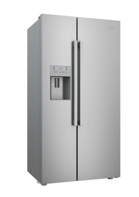 Ecosmart American Style Fridge Freezer With Plumbed - Beko Freestanding American Style Fridge Freezer | Asp341x PNG with transparent background