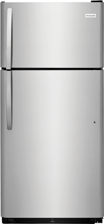 Modern Silver Fridge Freezer Unit