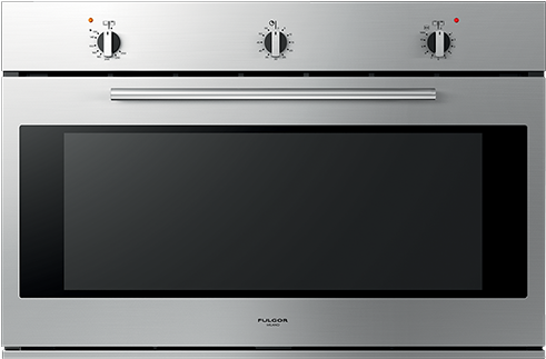 Modern Silver Wall Oven