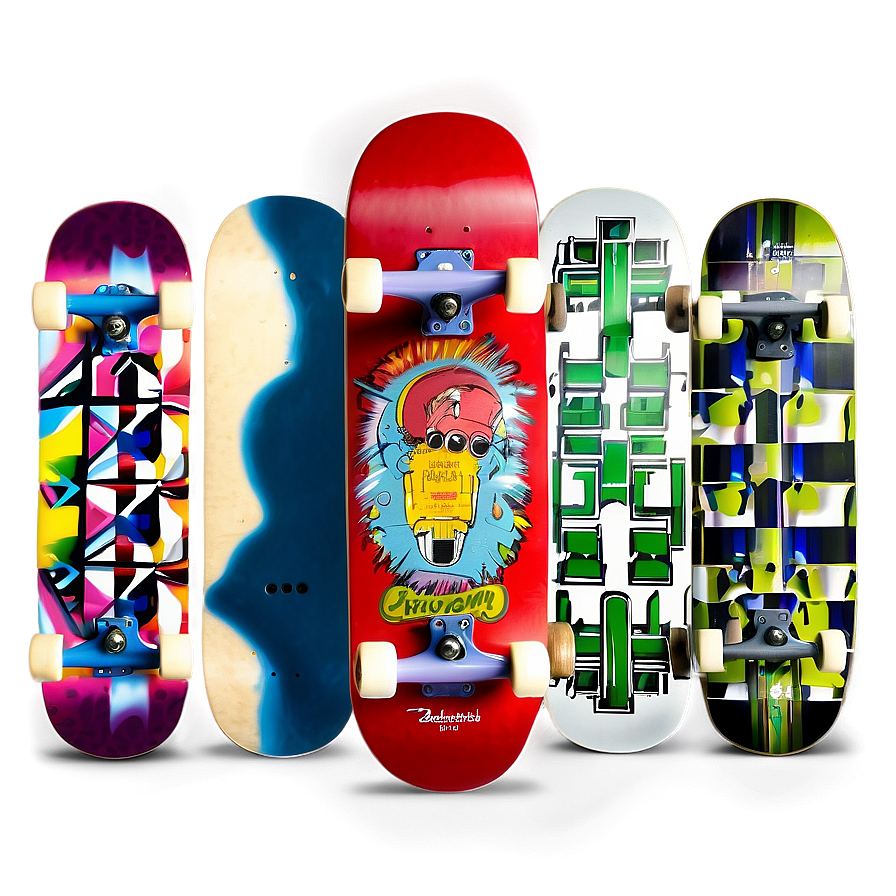 Modern Skateboard Deck Visual Png 06282024