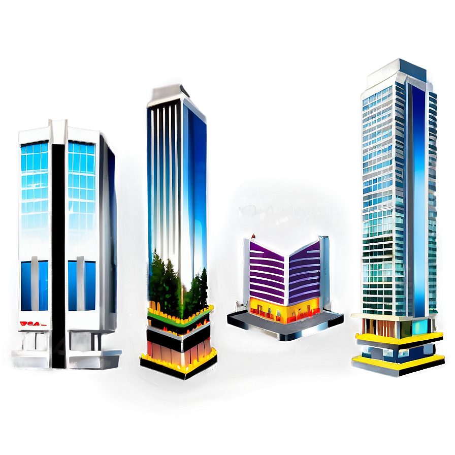 Modern Skyscraper Building PNG 29 PNG with transparent background