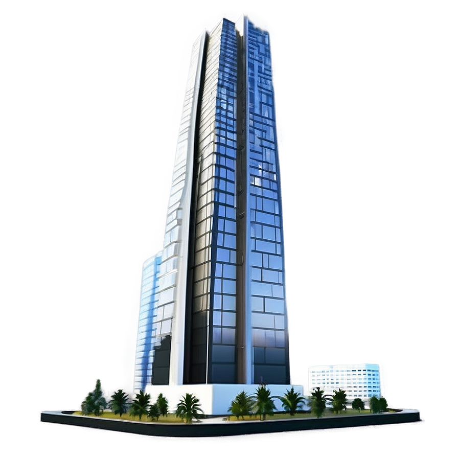 Modern Skyscraper Building PNG 36 PNG image with a transparent background, free high-resolution download