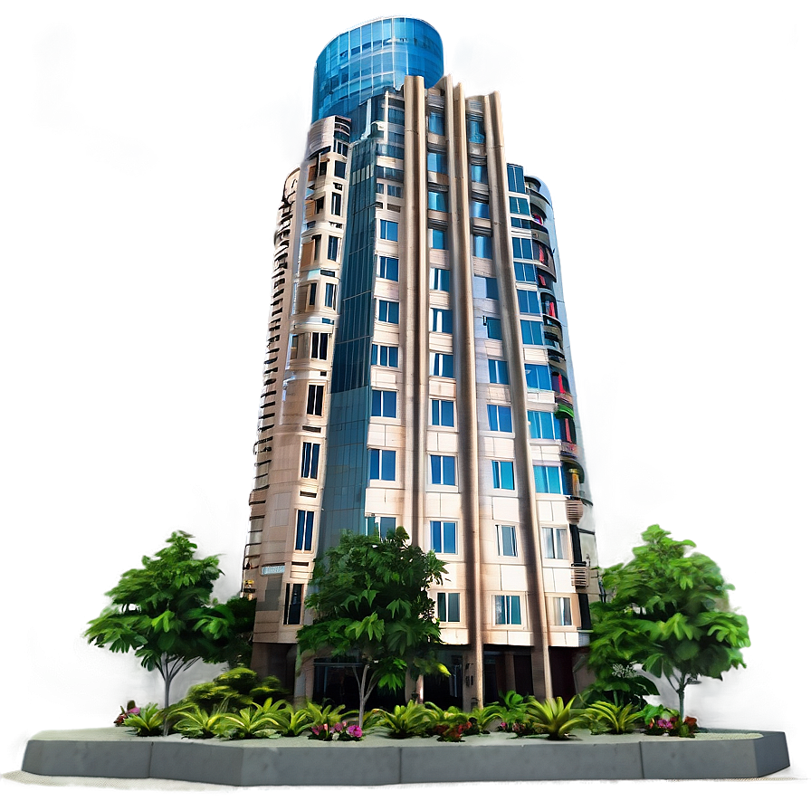 Modern Skyscraper Building PNG vdk PNG image with a transparent background, free high-resolution download
