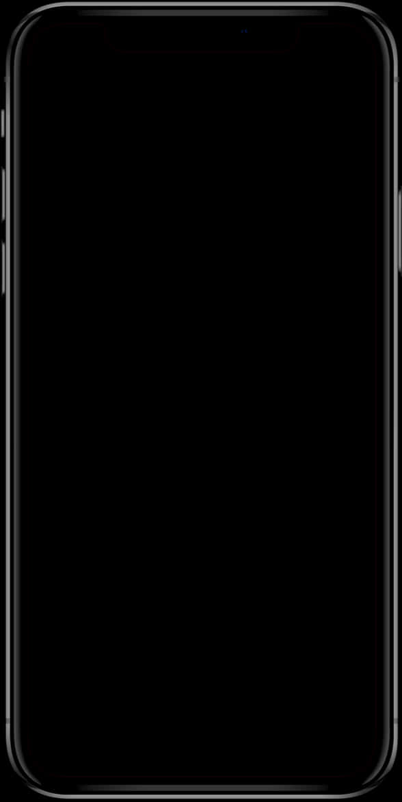 Modern Smartphone Blank Screen