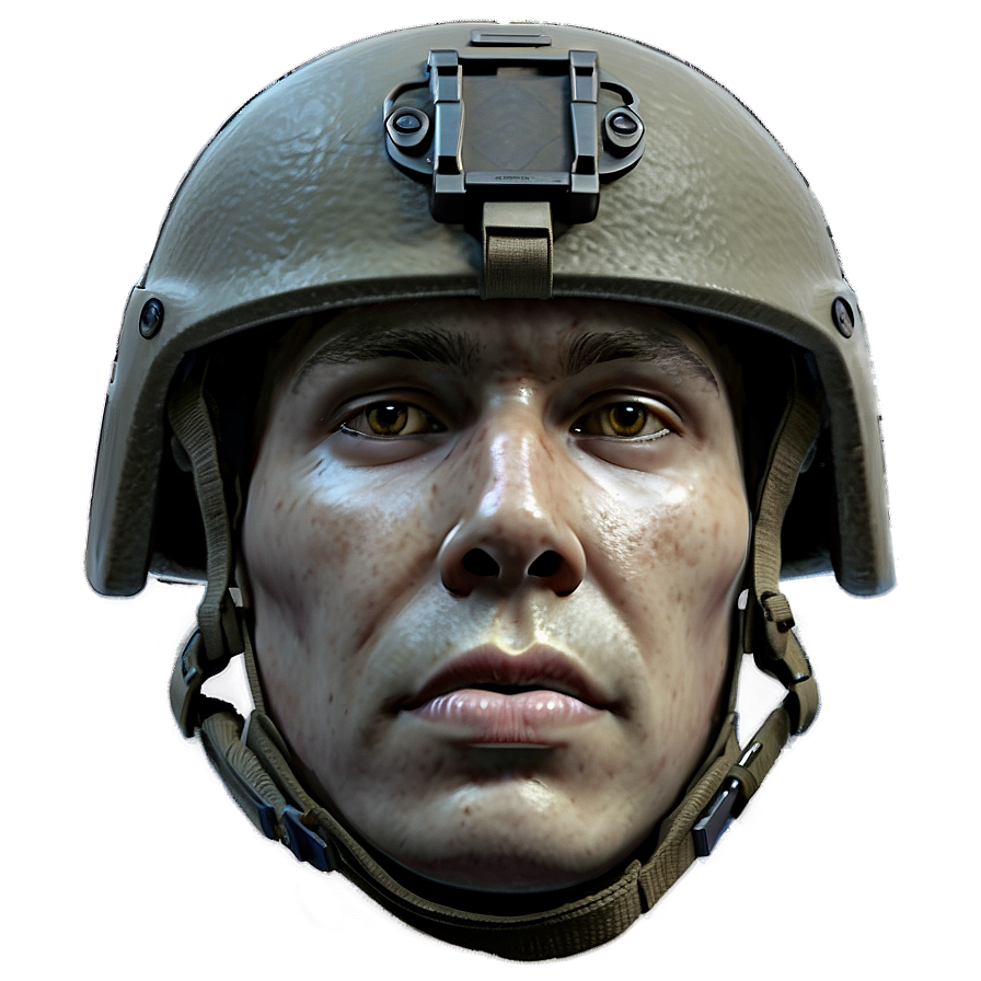 Modern Soldier Combat Helmet Png 06262024