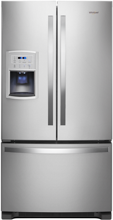 Whirlpool Refrigerator 3 Door, HD Png Download PNG image with a transparent background, free high-resolution download