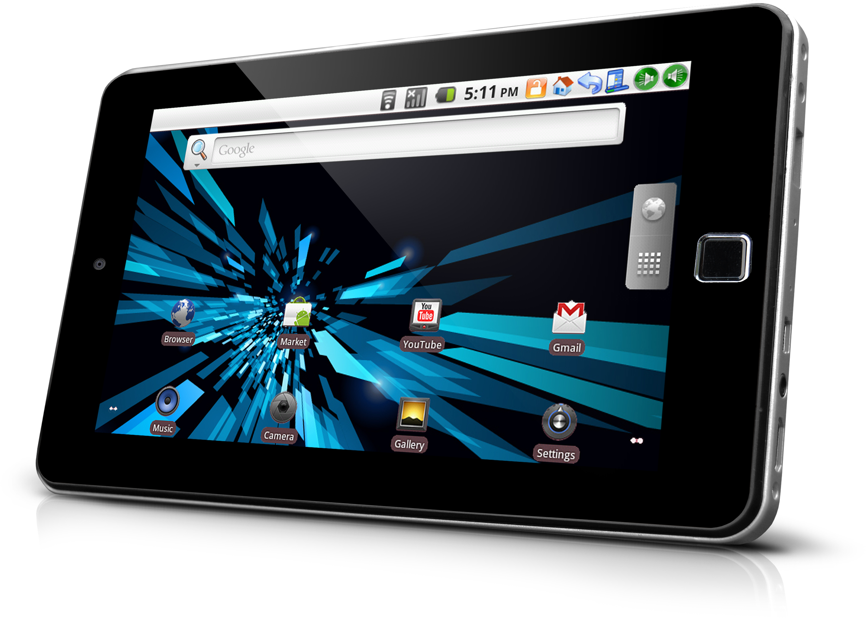 Modern Tableton Stand PNG with transparent background