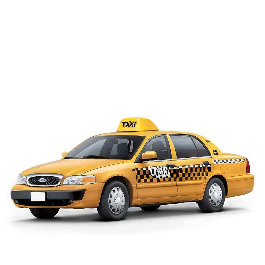 Modern Taxi Car Png Xye