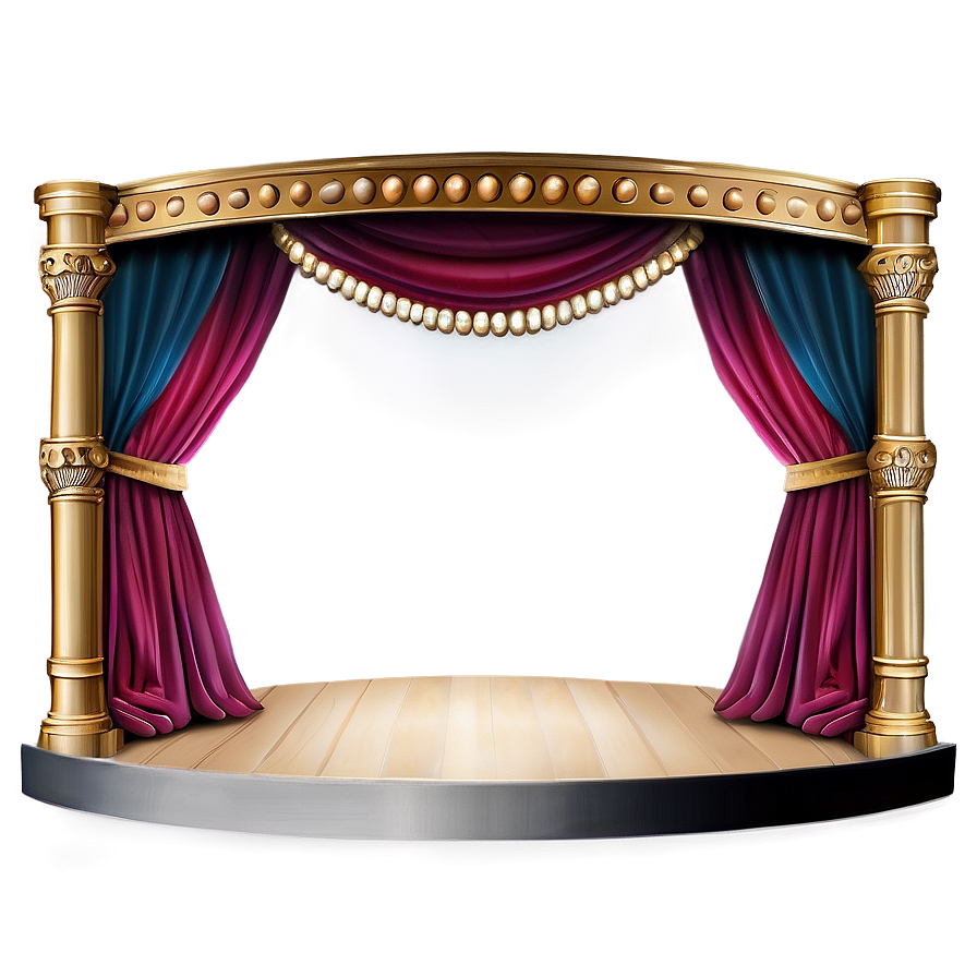 Modern Theatre Stage PNG ios7 PNG with transparent background