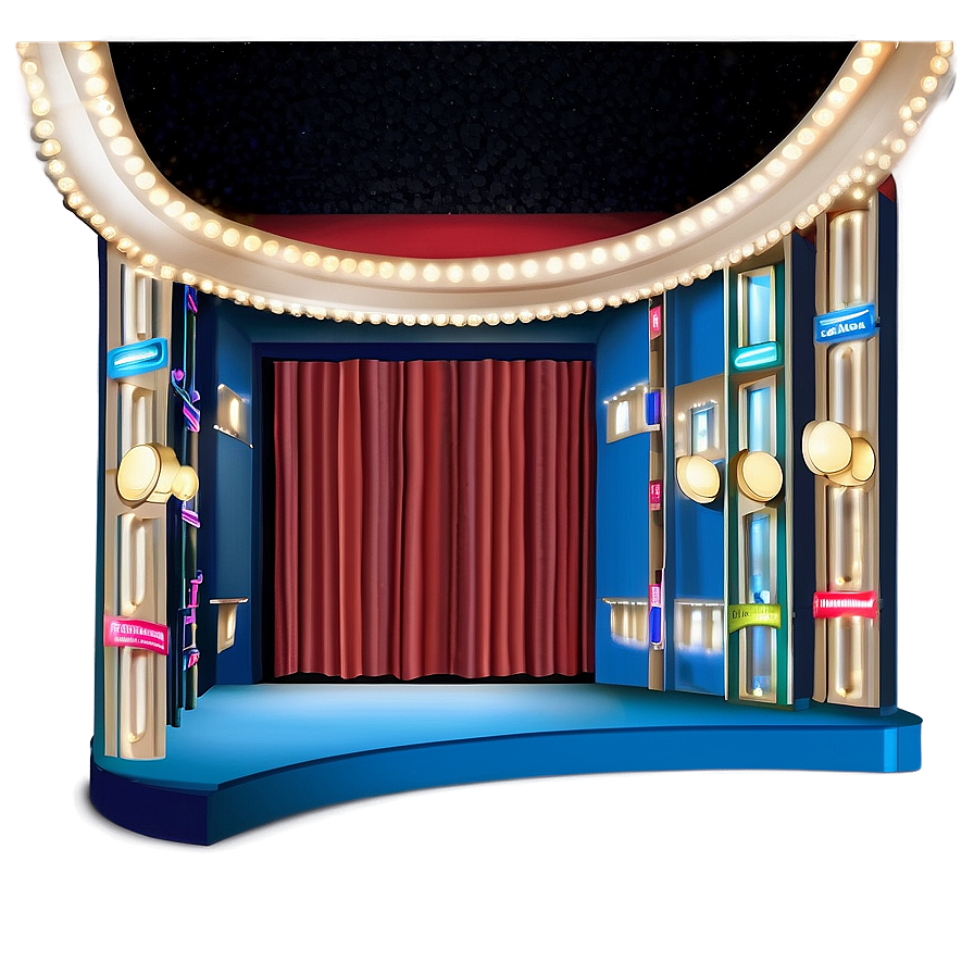 Modern Theatre Stage PNG sxv PNG with transparent background