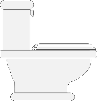 Modern Toilet Icon PNG with transparent background