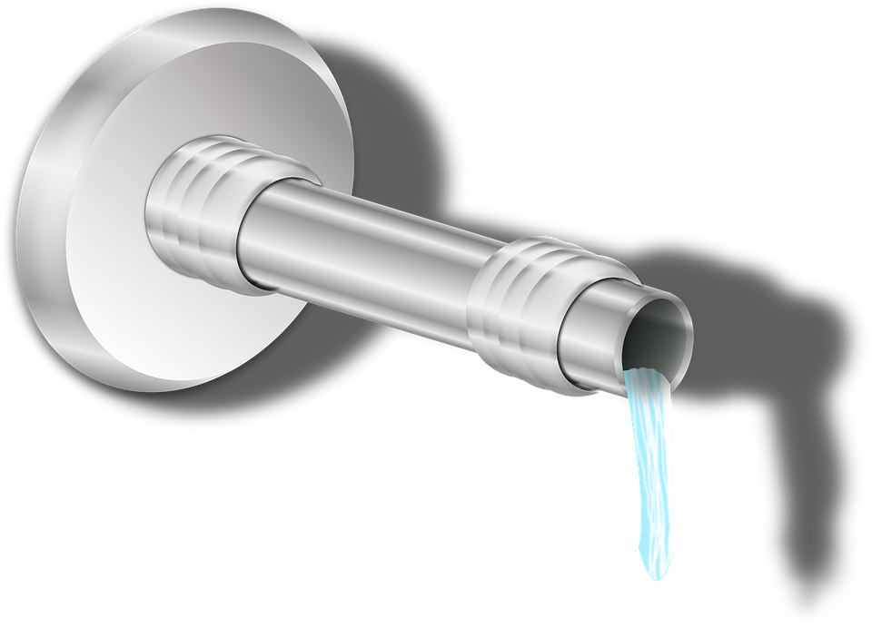 Pipe, Water, Water Pipe, Metal, Flow - Pipe Water Flow Png, Transparent Png PNG with transparent background