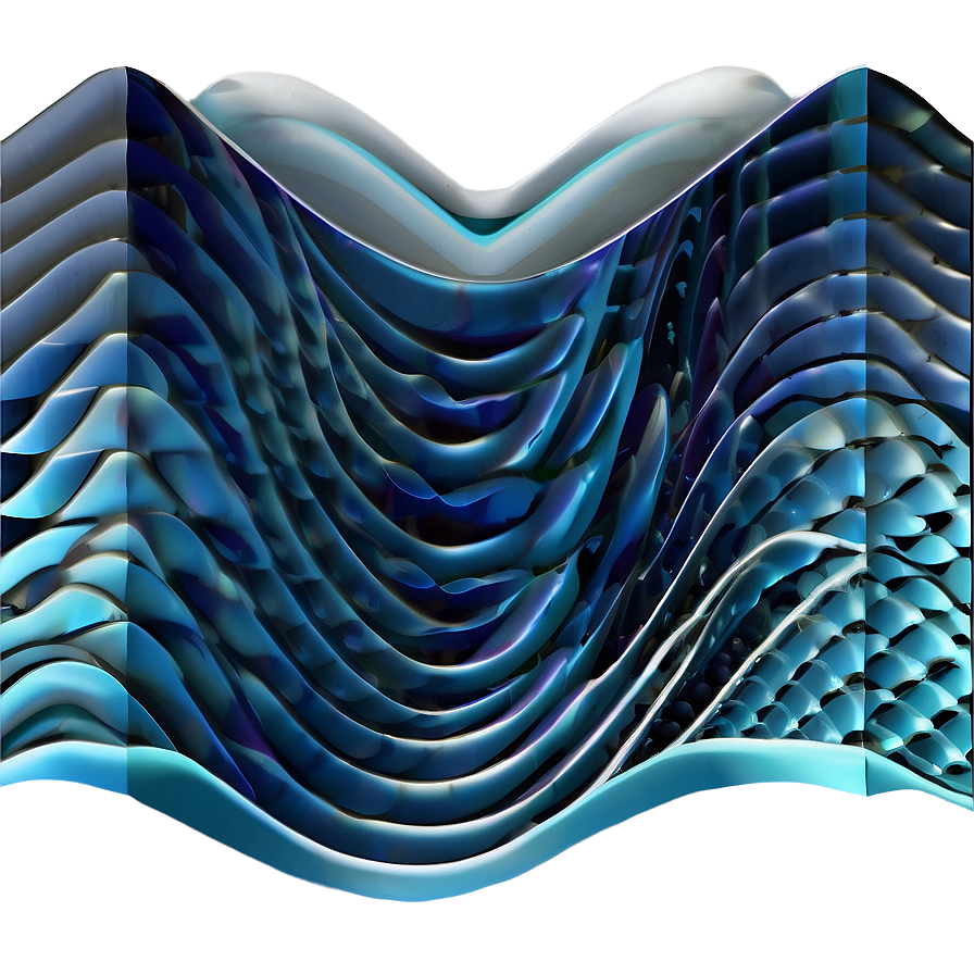 Modern Wave Pattern Png 06272024