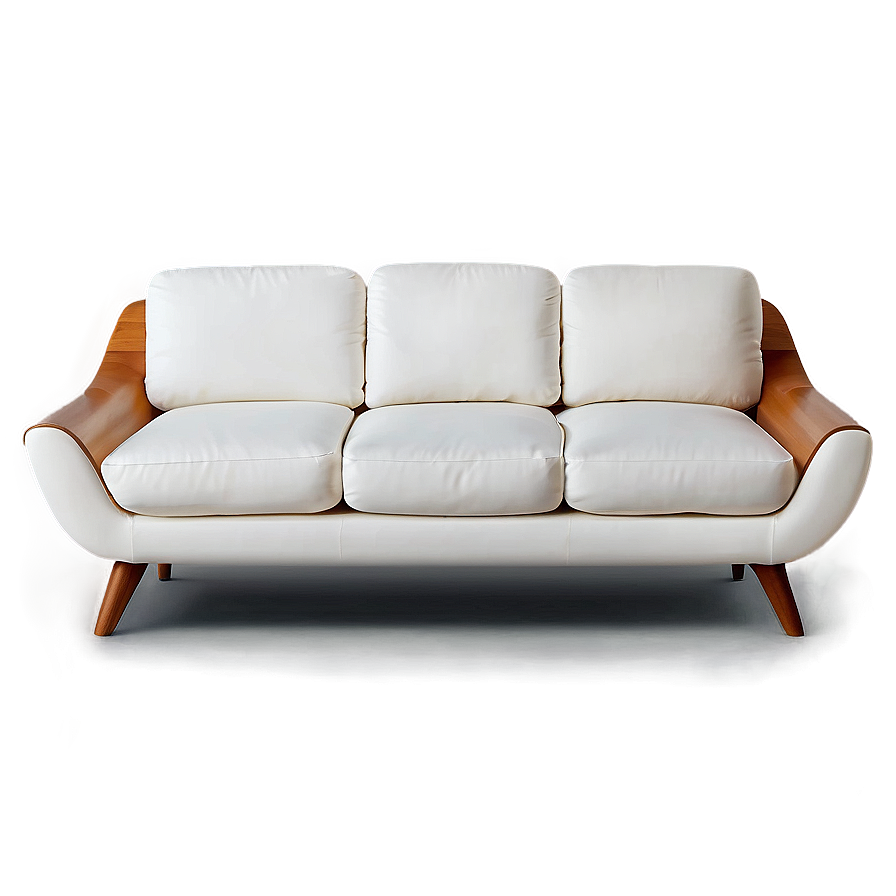 Modern White Couch Design Png Akk13