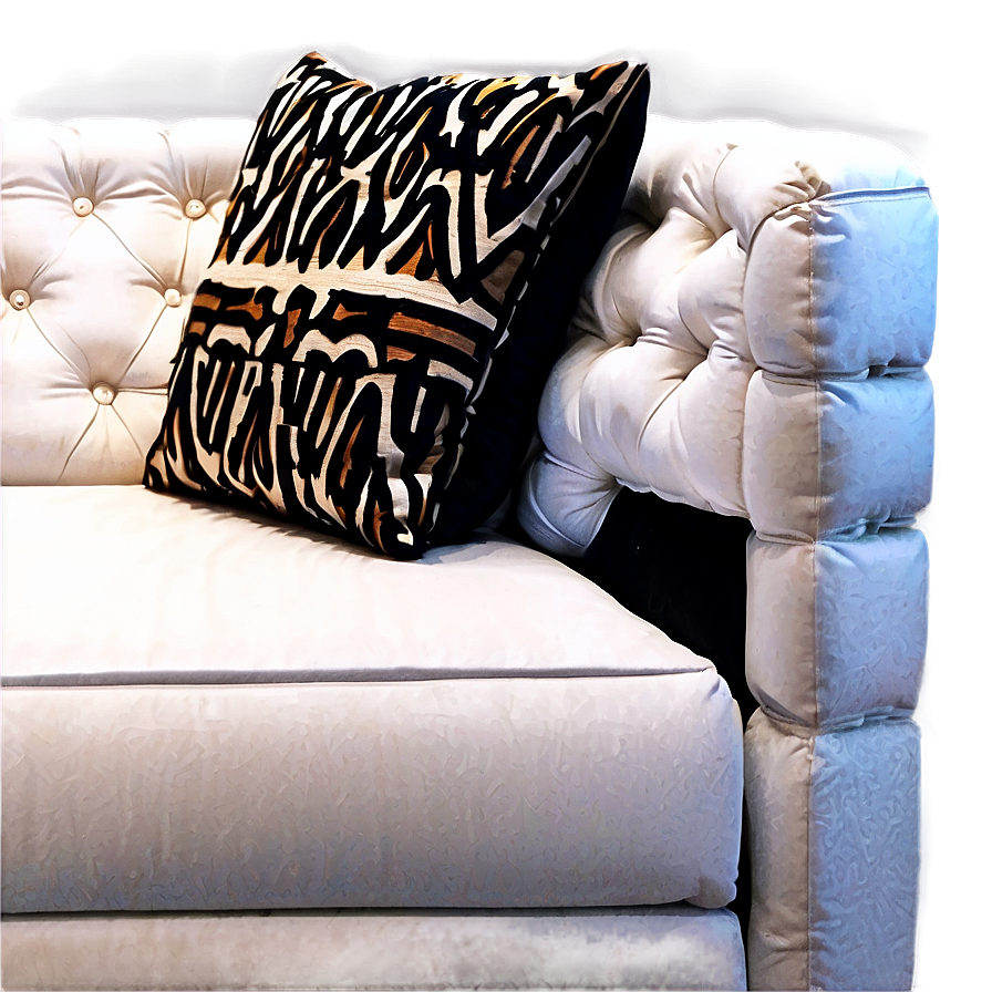 Modern White Couch Design Png Dqt48