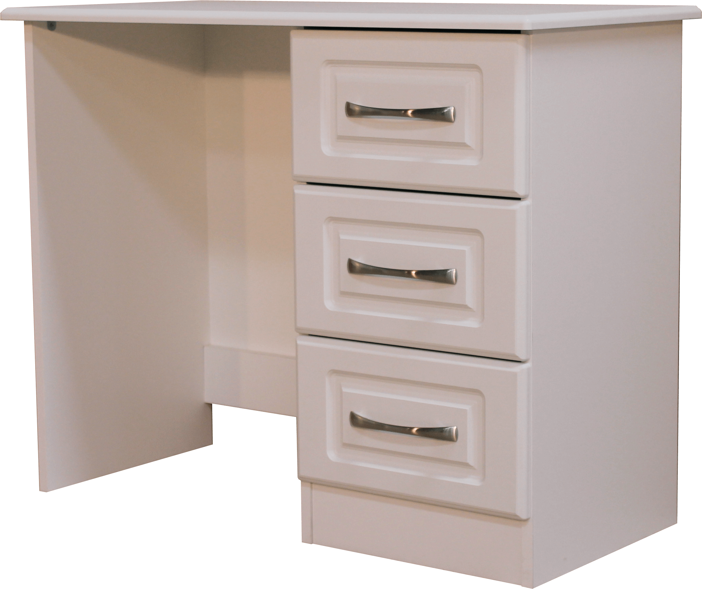 Modern White Dressing Table Drawer Unit