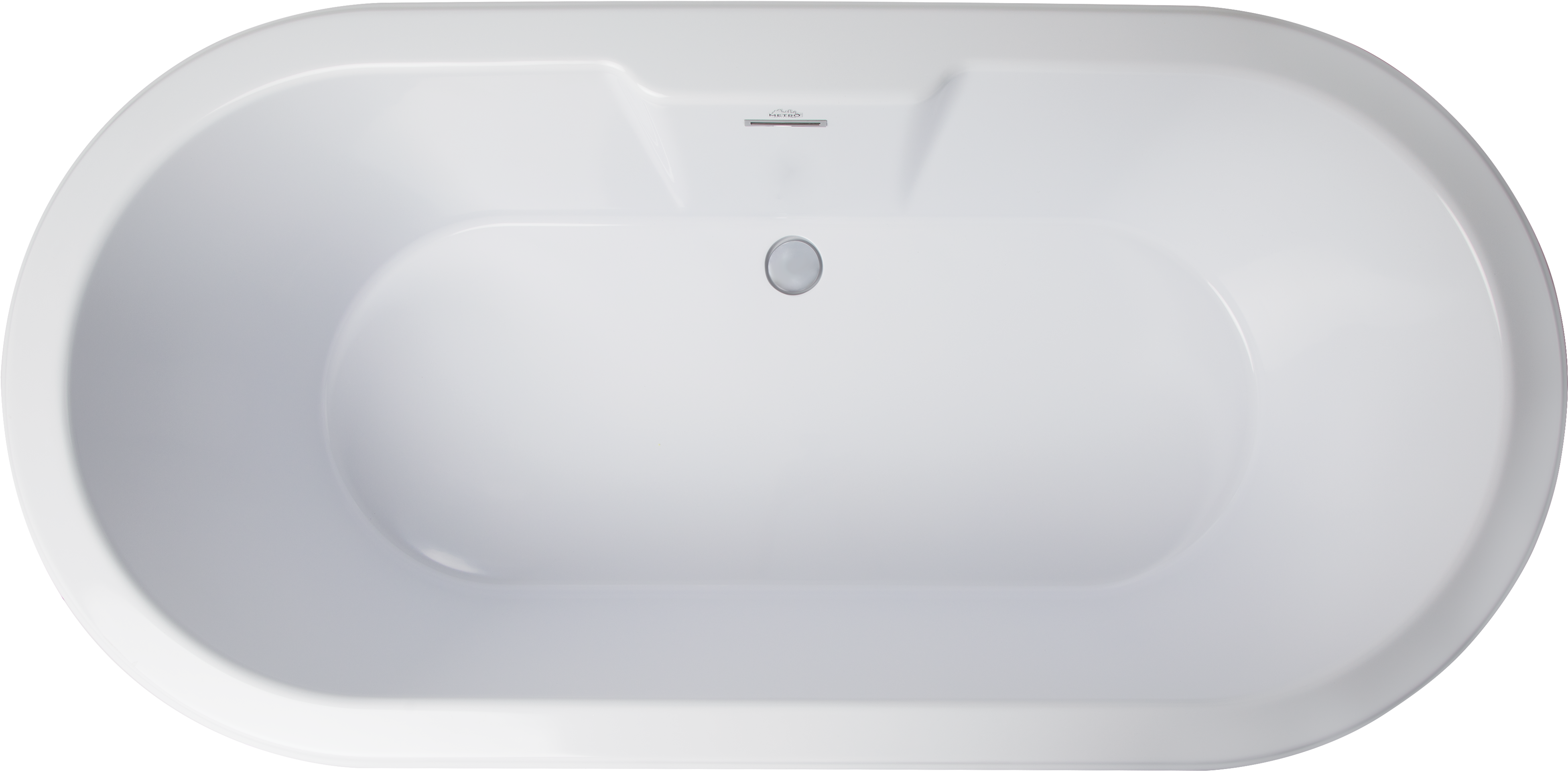 Modern White Freestanding Bathtub