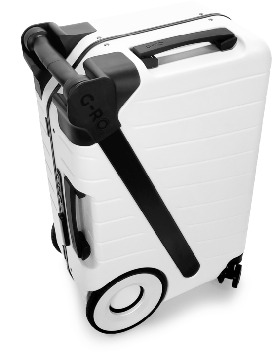 Modern White Hardshell Carry On Luggage