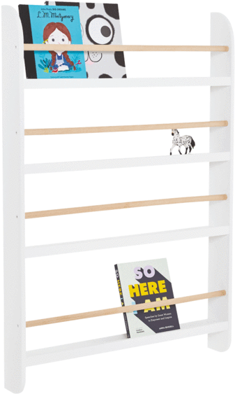 Greenaway Bookcase, White/natural - Childrens Bookcase Small, HD Png Download PNG with transparent background