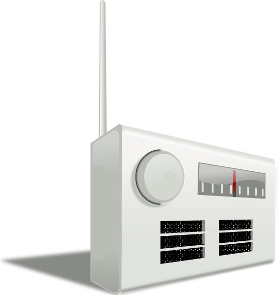 Free Vector Old Radio Clip Art - Radio Clip Art, HD Png Download PNG with transparent background