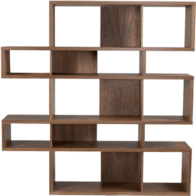 Modern Wooden Bookshelf Design