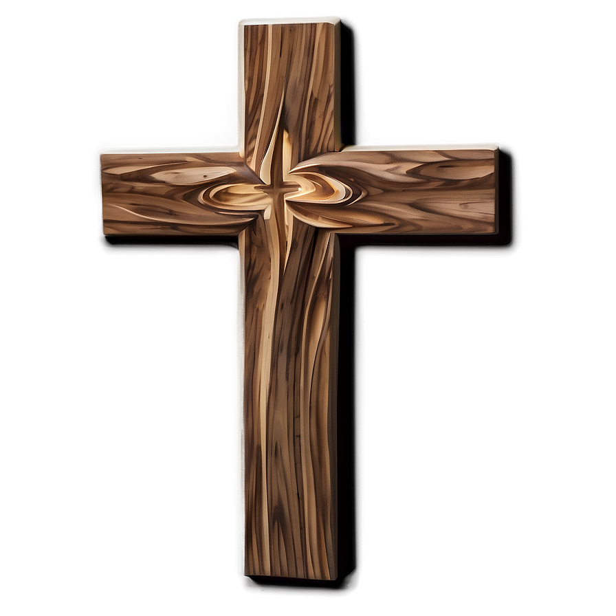 Modern Wooden Cross Png 05252024