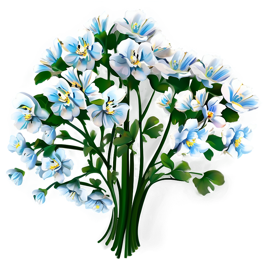 Modest Bloom Illustration Png Fng81