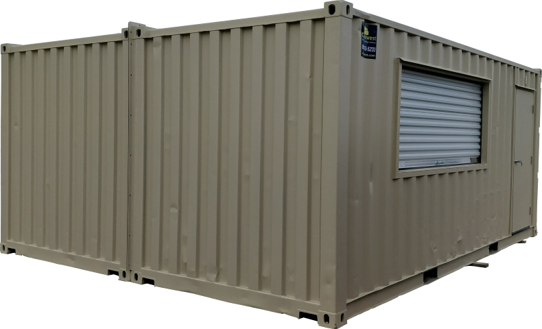 20ft Joined Shipping Containers For Sale - Shipping Container, HD Png Download PNG with transparent background