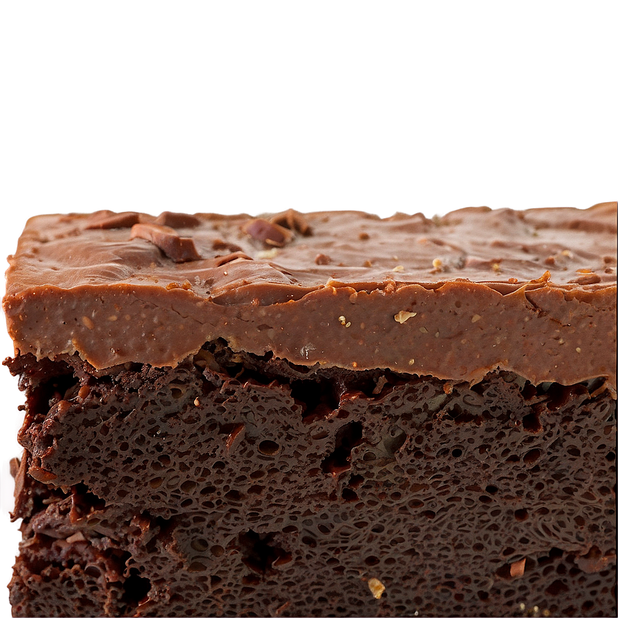 Moist Brownie Slice Png 70