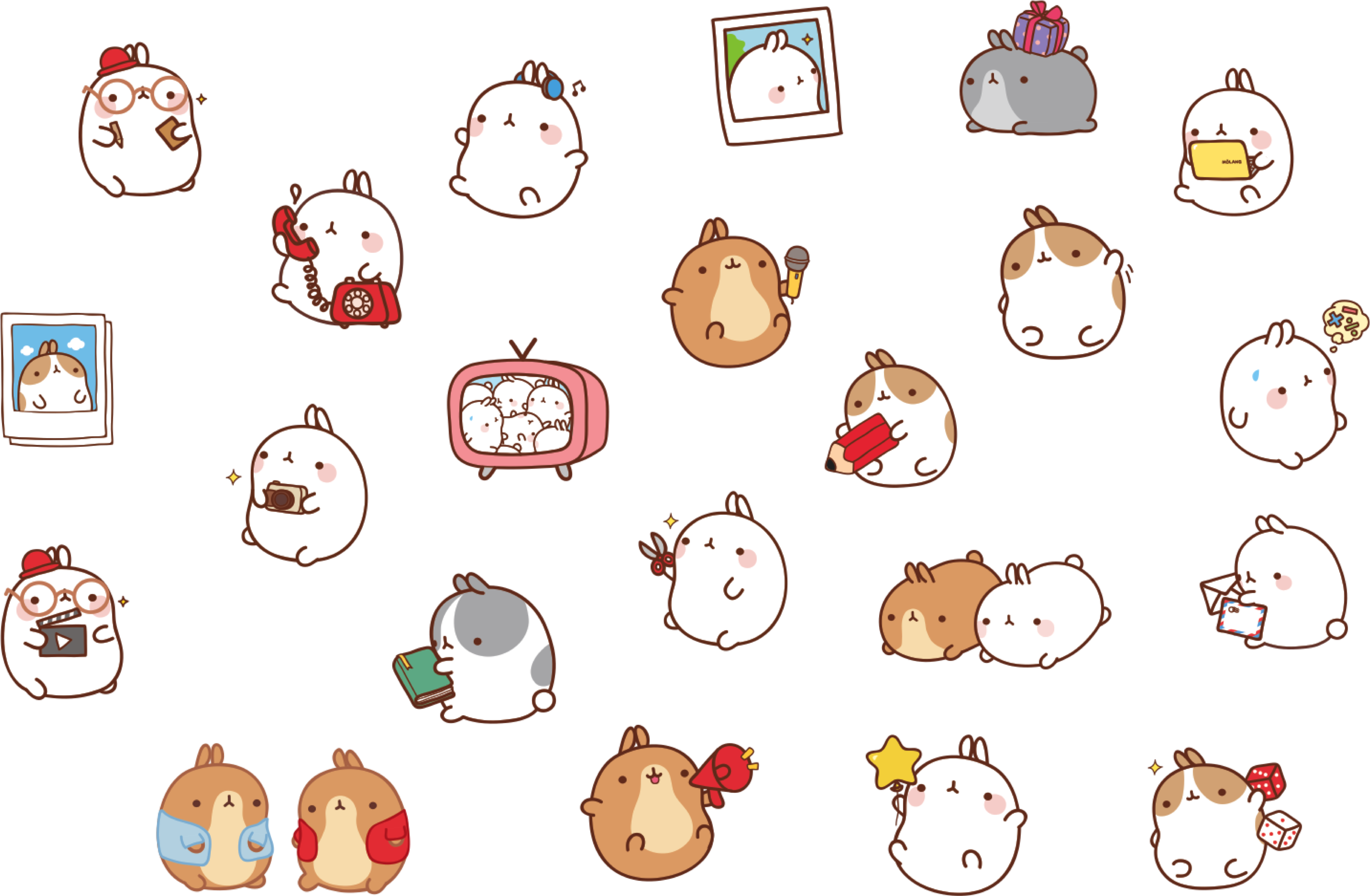 Molang Characters Pattern