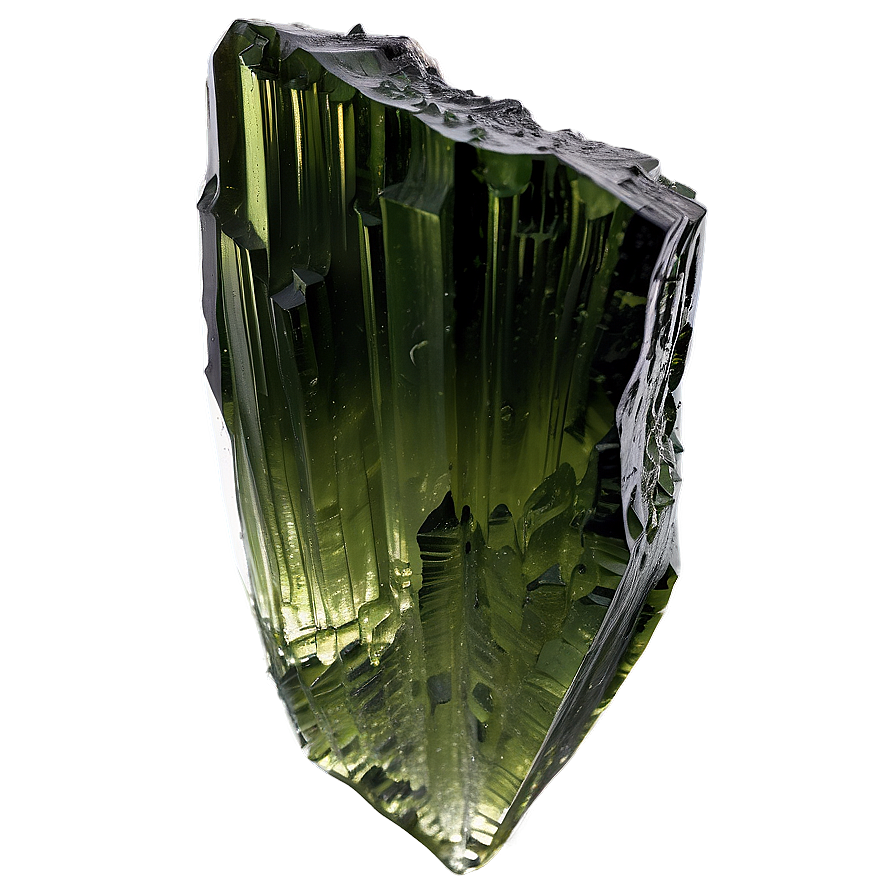 Moldavite Crystal Png Qan