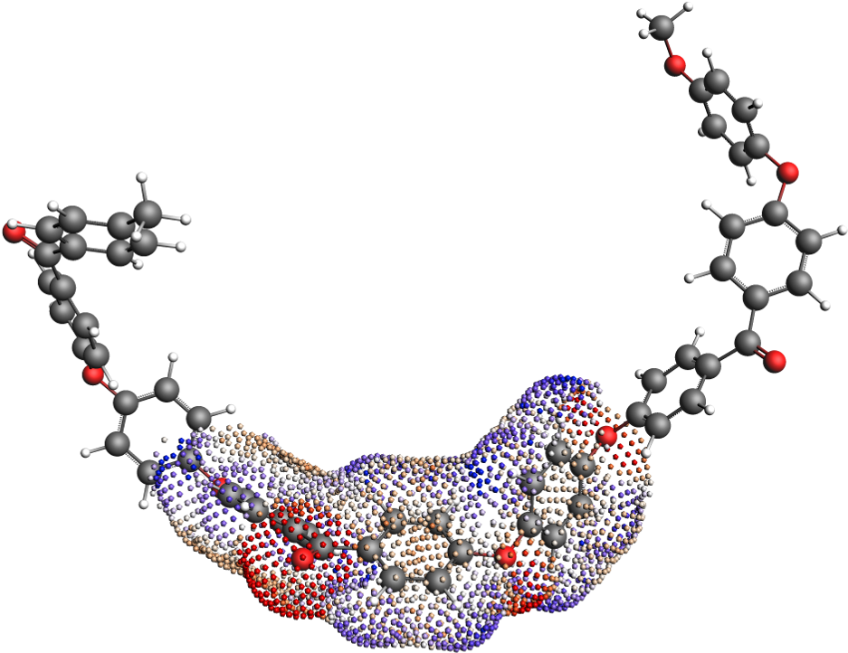 Molecular Interaction3 D Model PNG with transparent background