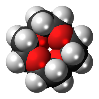 Molecular Structure3 D Model PNG with transparent background
