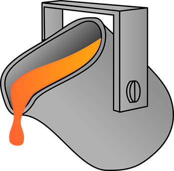 Molten_ Metal_ Pouring_ Vector