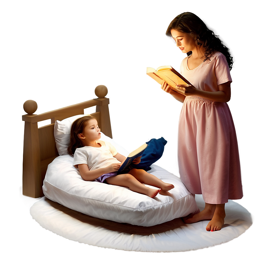 Mom Bedtime Story PNG 05232024 PNG with transparent background