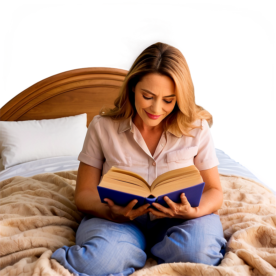 Mom Bedtime Story PNG oni PNG with transparent background