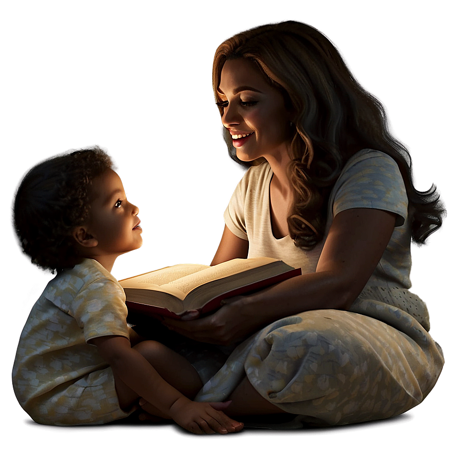 Mom Bedtime Story PNG ykp PNG with transparent background