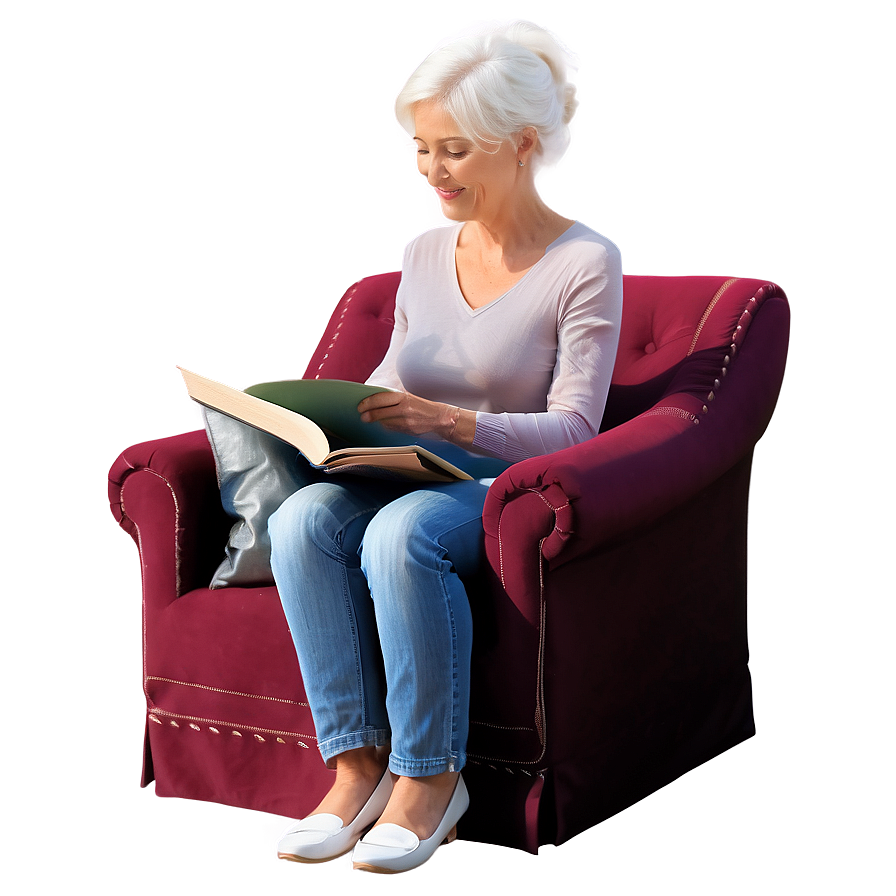 Mom Reading Book Clipart PNG jjn27 PNG with transparent background
