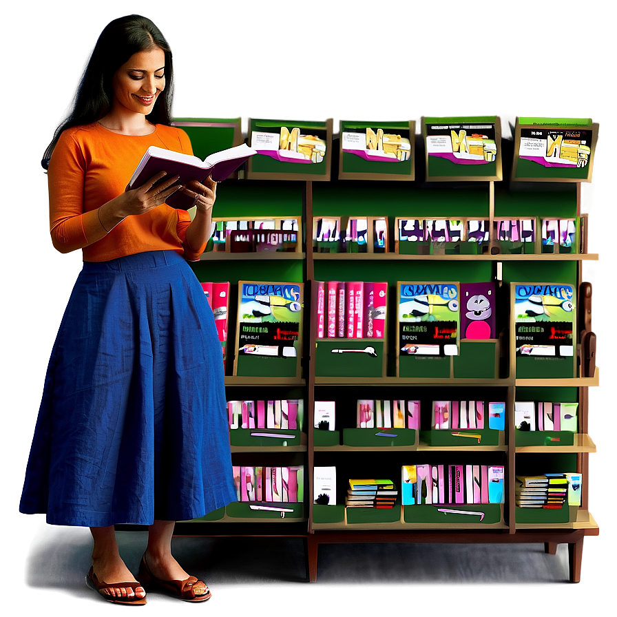 Mom Reading Book Clipart PNG lki91 PNG with transparent background