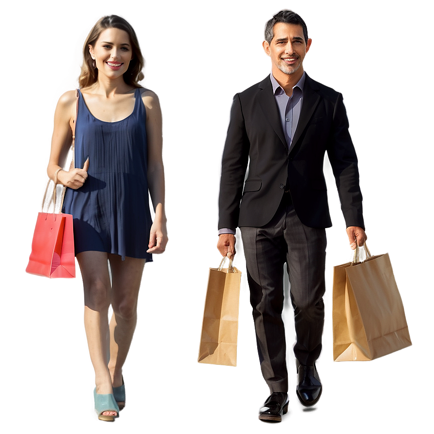Mom Shopping Bags PNG ofe PNG with transparent background
