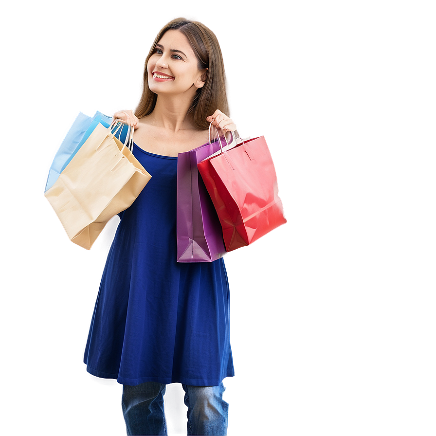 Mom Shopping Bags PNG ytl44 PNG with transparent background