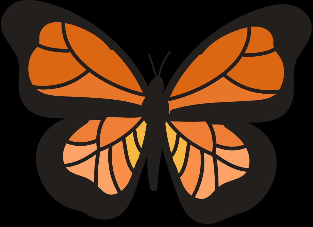 Monarch Butterfly Illustration