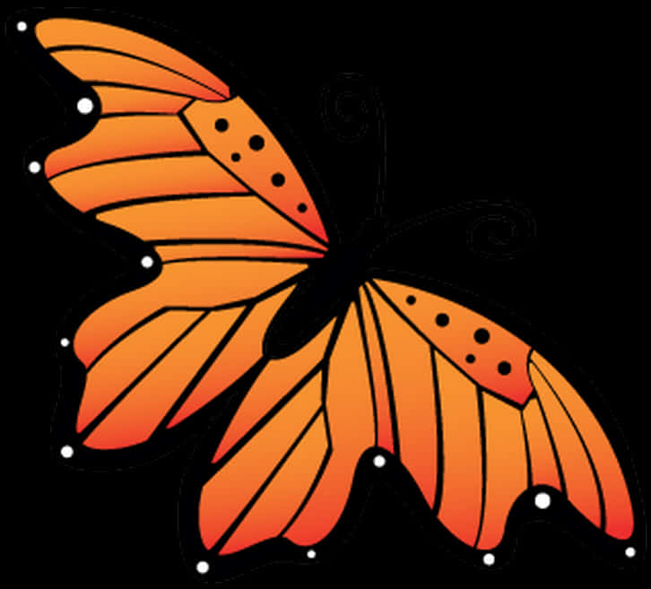 Monarch Butterfly Illustration