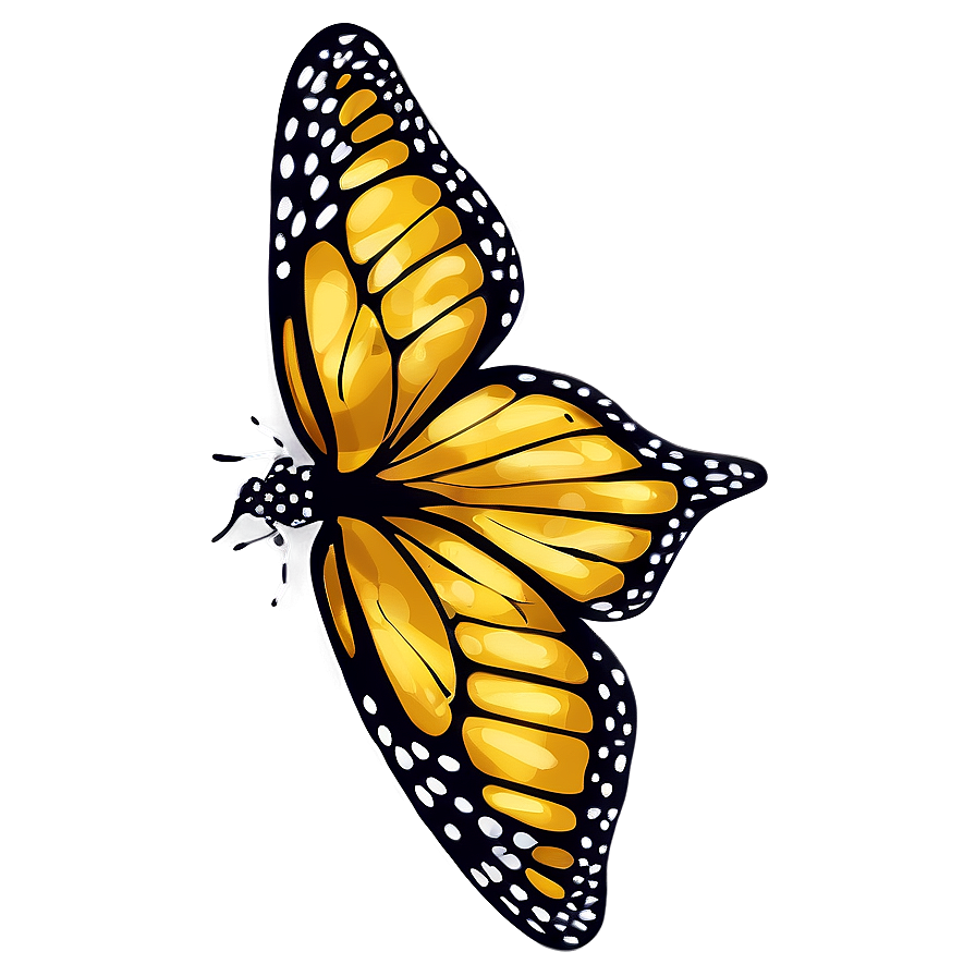 Monarch Butterfly Outline Png Lym57