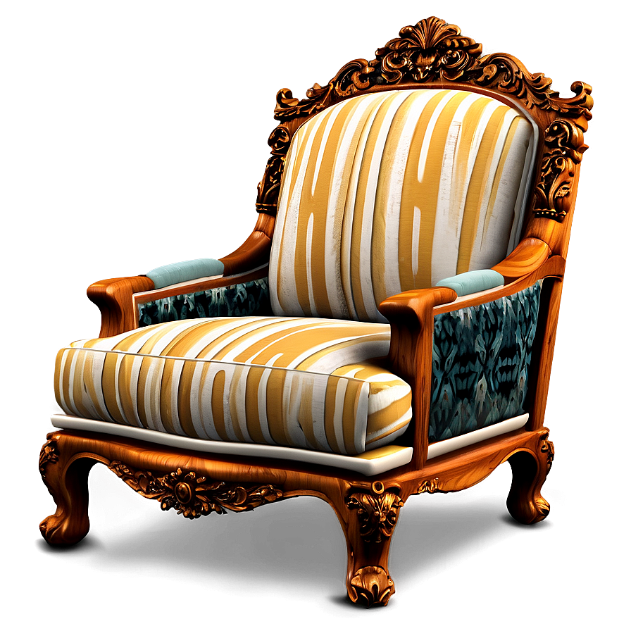 Monarch's Luxury Chair Png 06262024