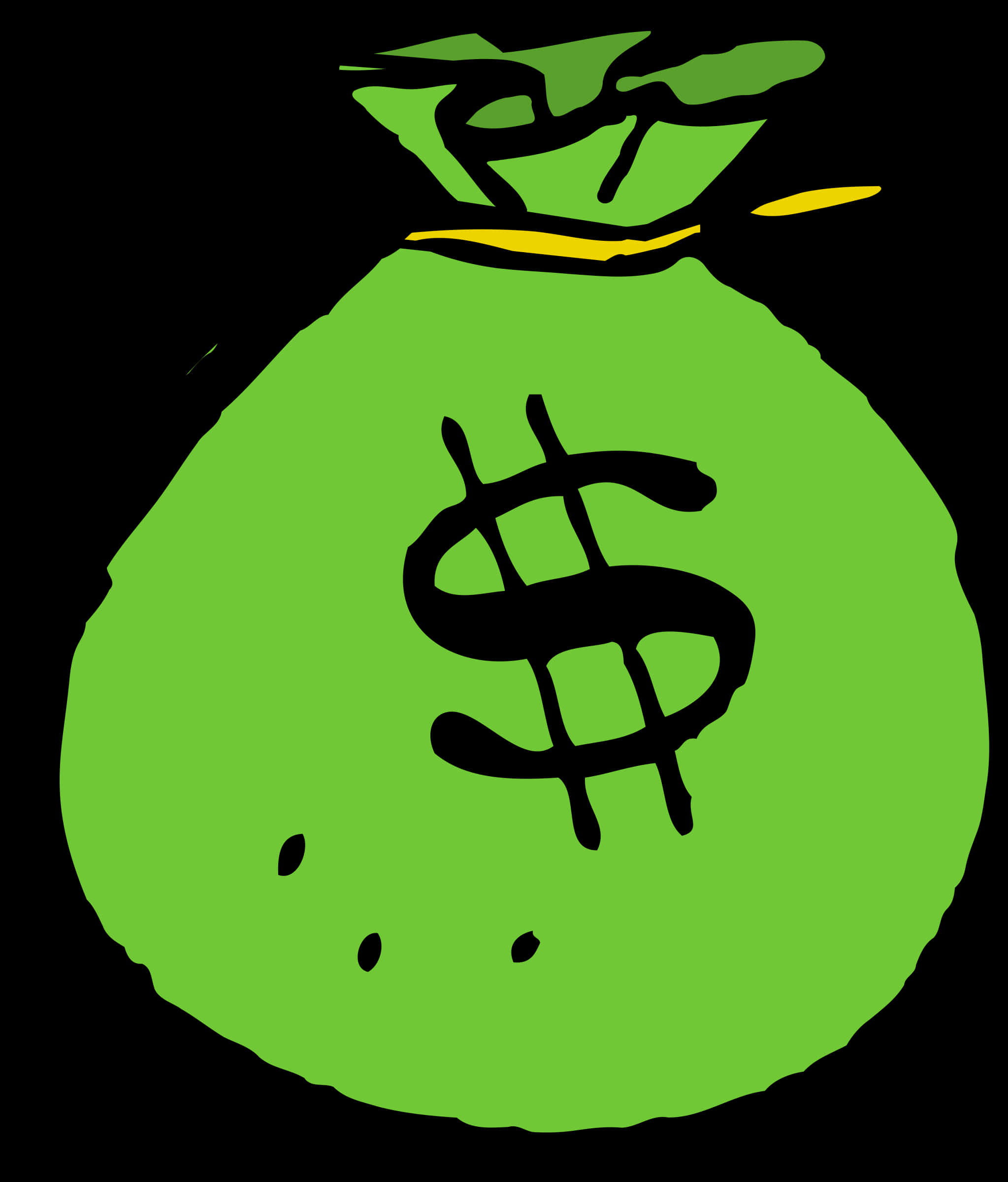 Money Bag Dollar Sign Illustration