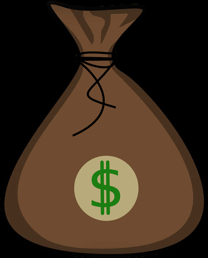 Money Bag Icon PNG with transparent background