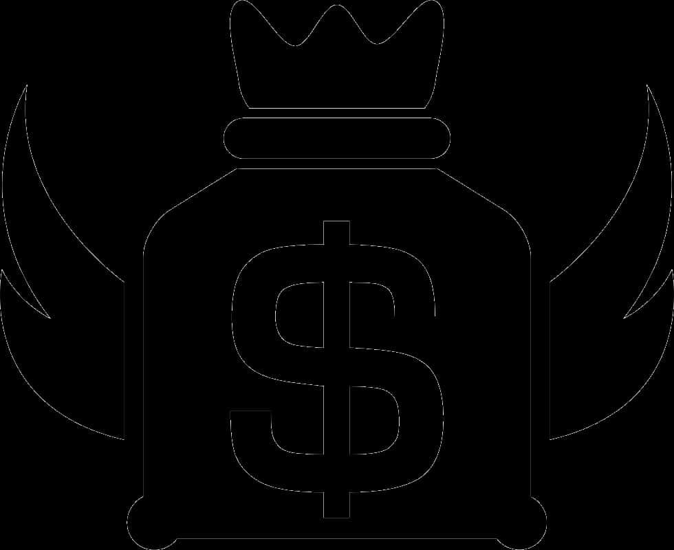 Money Bag With Wings Icon